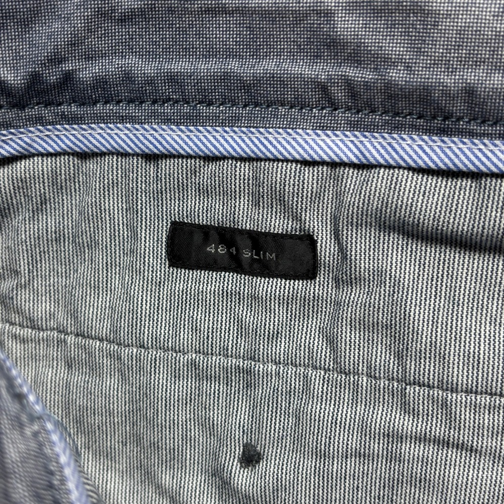J Crew 484 Slim Fit Chinos Men's 31x32 Charcoal Grey Stretch Cotton Pants - Picture 4 of 10